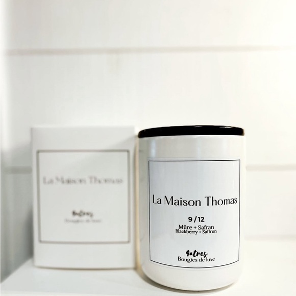 La Maison Thomas Candle 6/12 Wild Flowers + Marine Air - Picture 2 of 4